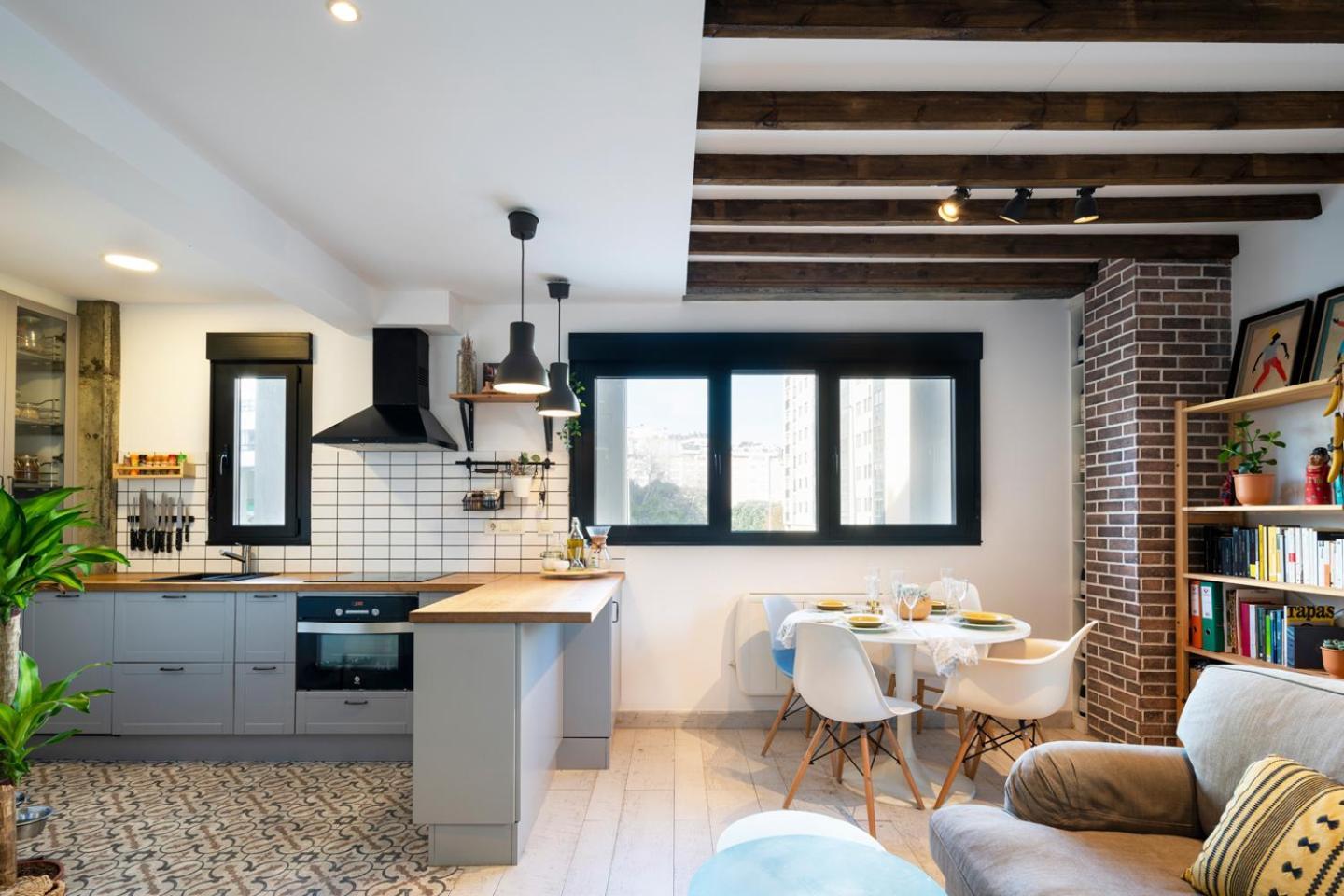 拉科鲁尼亚Duplex De Diseno Cerca De Riazor公寓 外观 照片